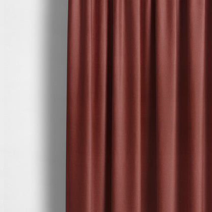 Halesworth Tweed Effect Wool Like Red Furnishing Upholstery Fabric - Made To Measure Curtains