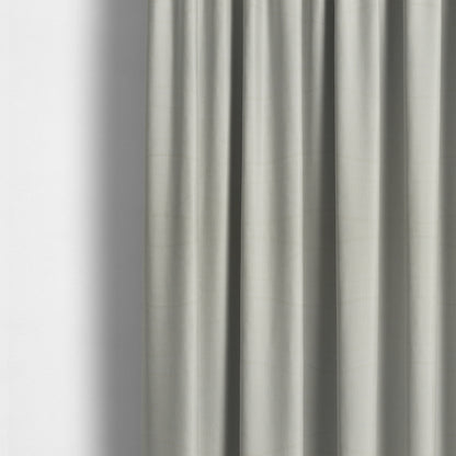 Havant Strie Soft Velvet Textured Feel Chenille Material In White Upholstery Fabrics - Made To Measure Curtains