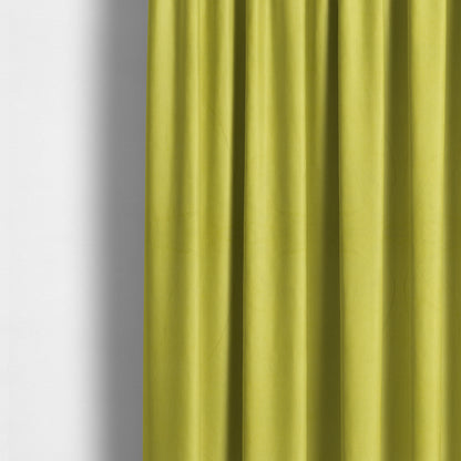 Havant Strie Soft Velvet Textured Feel Chenille Material In Yellow Upholstery Fabrics - Made To Measure Curtains