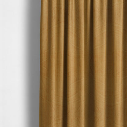 Havant Strie Soft Velvet Textured Feel Chenille Material In Orange Upholstery Fabrics - Made To Measure Curtains