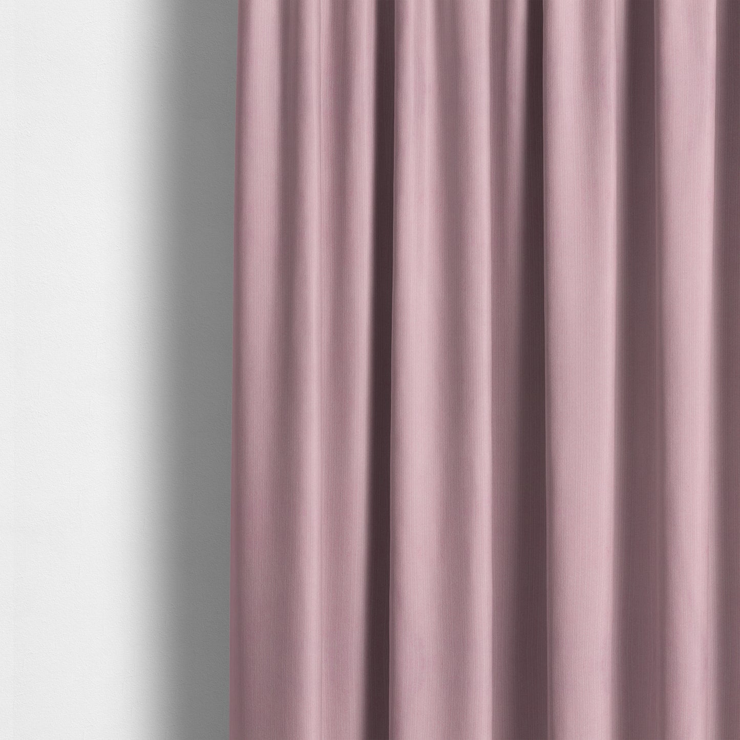 Havant Strie Soft Velvet Textured Feel Chenille Material In Pink Upholstery Fabrics - Made To Measure Curtains