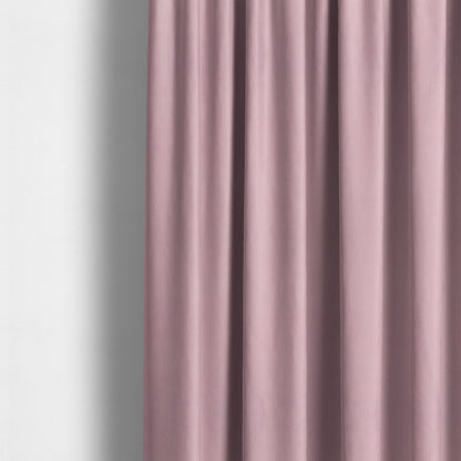 Havant Strie Soft Velvet Textured Feel Chenille Material In Pink Upholstery Fabrics - Made To Measure Curtains