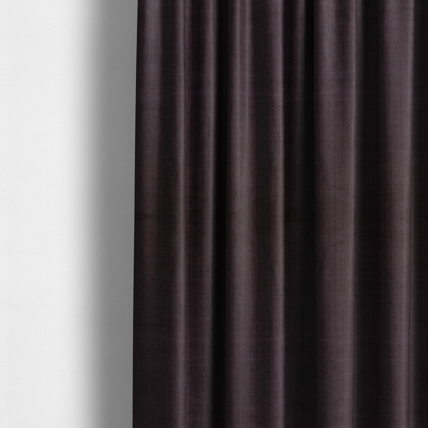 Havant Strie Soft Velvet Textured Feel Chenille Material In Purple Upholstery Fabrics - Made To Measure Curtains