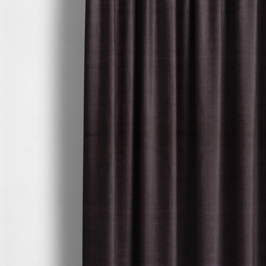 Havant Strie Soft Velvet Textured Feel Chenille Material In Purple Upholstery Fabrics - Made To Measure Curtains