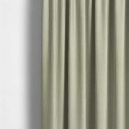 Havant Strie Soft Velvet Textured Feel Chenille Material In Cream Beige Upholstery Fabrics - Made To Measure Curtains