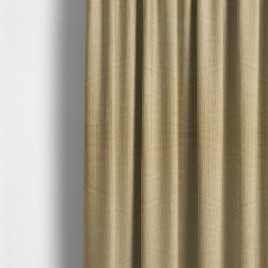 Havant Strie Soft Velvet Textured Feel Chenille Material In Sandy Beige Upholstery Fabrics - Made To Measure Curtains