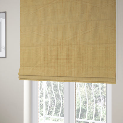 Havant Strie Soft Velvet Textured Feel Chenille Material In Sandy Beige Upholstery Fabrics - Roman Blinds