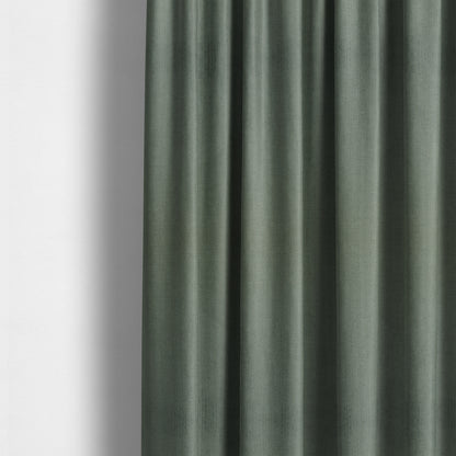 Havant Strie Soft Velvet Textured Feel Chenille Material In Grey Upholstery Fabrics - Made To Measure Curtains