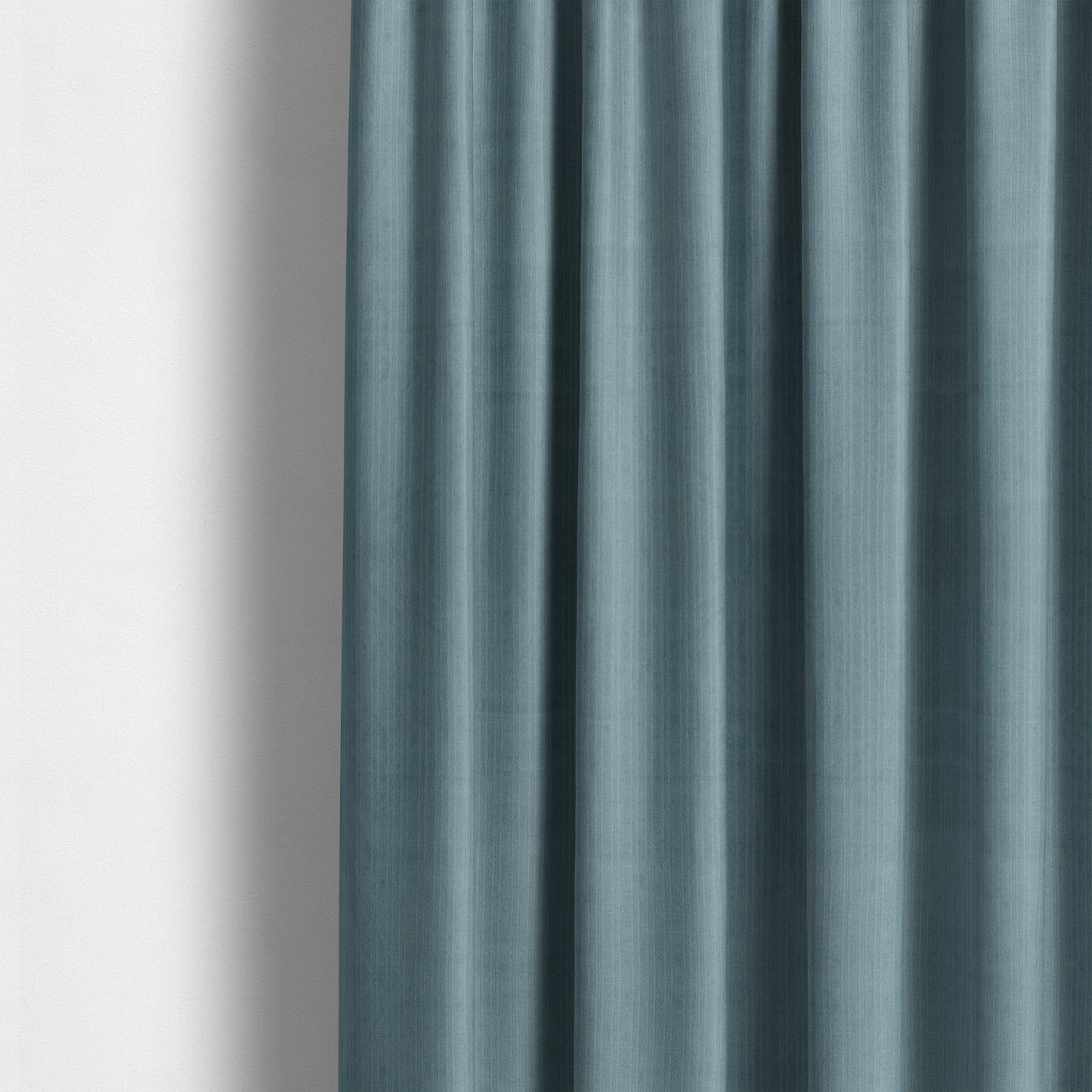 Havant Strie Soft Velvet Textured Feel Chenille Material In Light Blue Upholstery Fabrics - Made To Measure Curtains