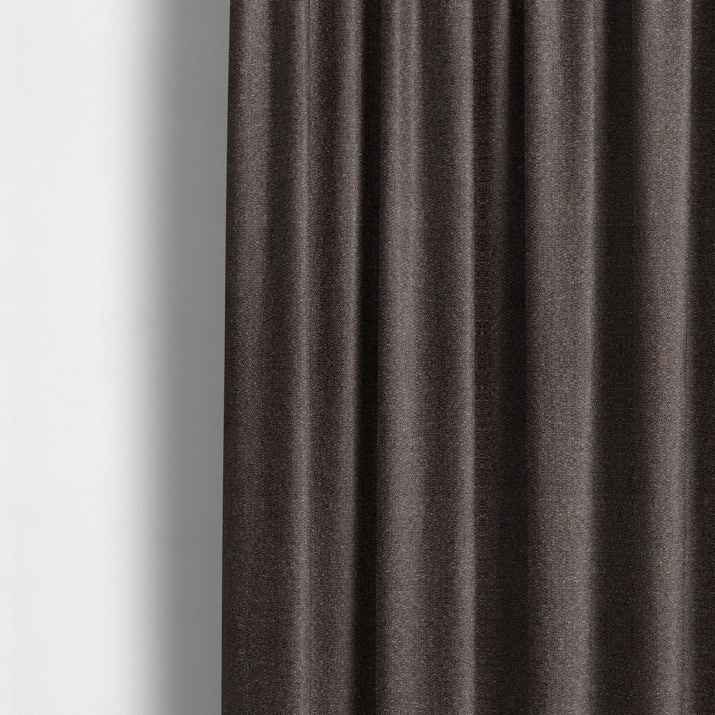 Hemsby Textured Weave Furnishing Fabric In Purple Colour - Made To Measure Curtains