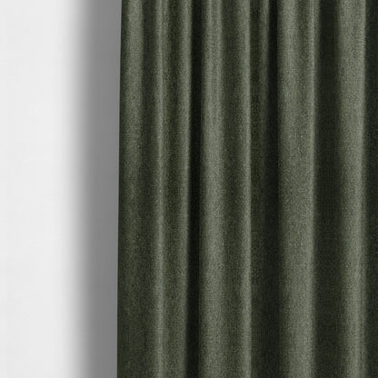 Hemsby Textured Weave Furnishing Fabric In Green Colour - Made To Measure Curtains