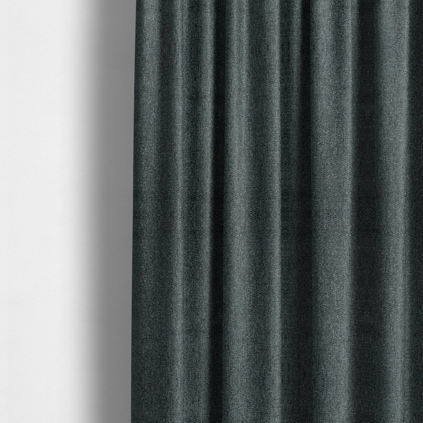 Hemsby Textured Weave Furnishing Fabric In Blue Colour - Made To Measure Curtains