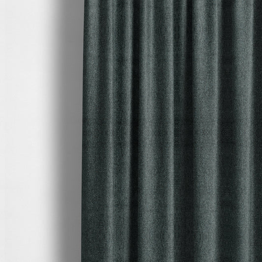 Hemsby Textured Weave Furnishing Fabric In Blue Colour - Made To Measure Curtains