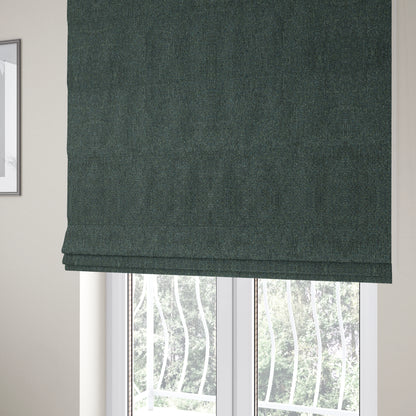 Hemsby Textured Weave Furnishing Fabric In Blue Yellow Green Colour - Roman Blinds