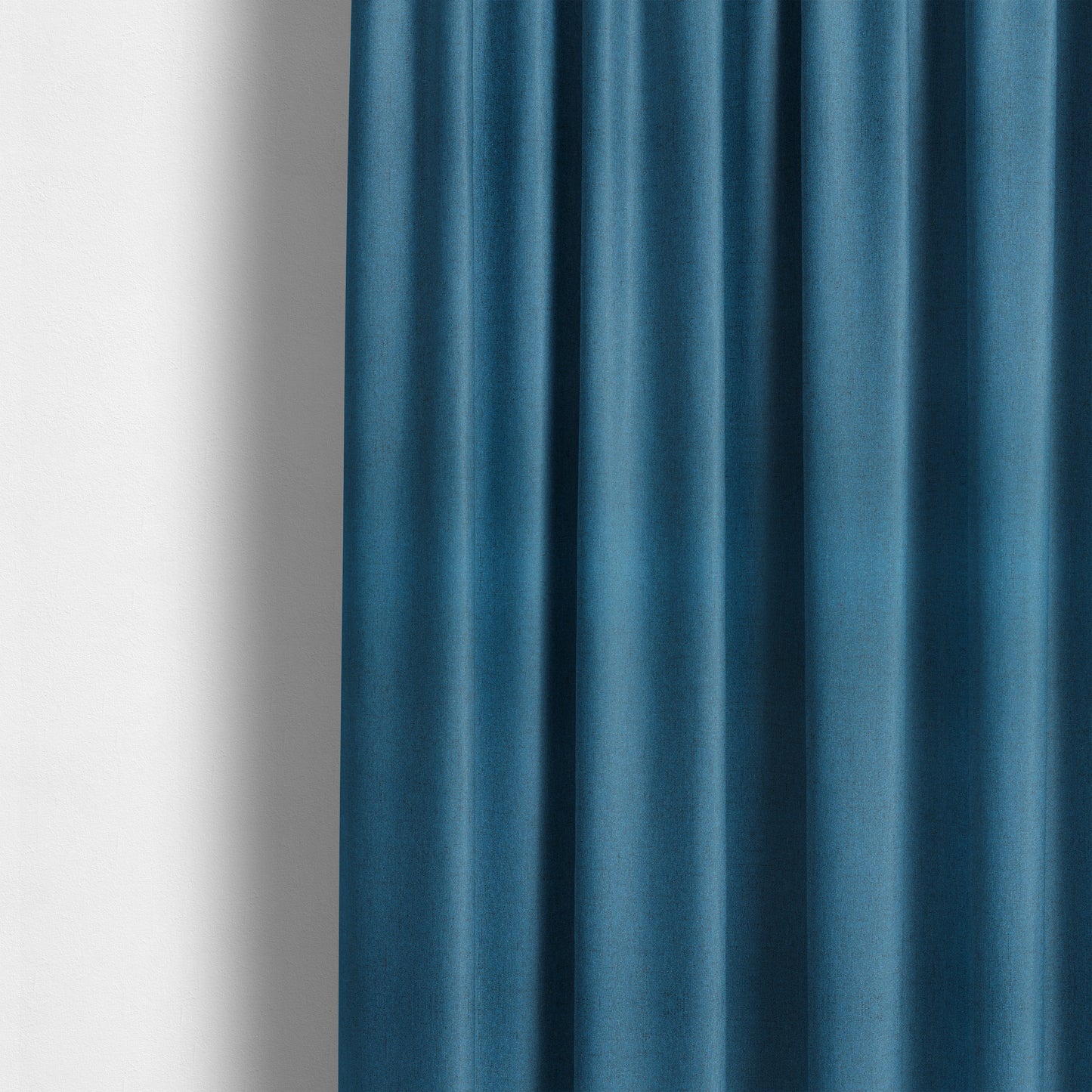 Ibiza Soft Chenille Furnishing Upholstery Fabric In Navy Blue Colour - Made To Measure Curtains