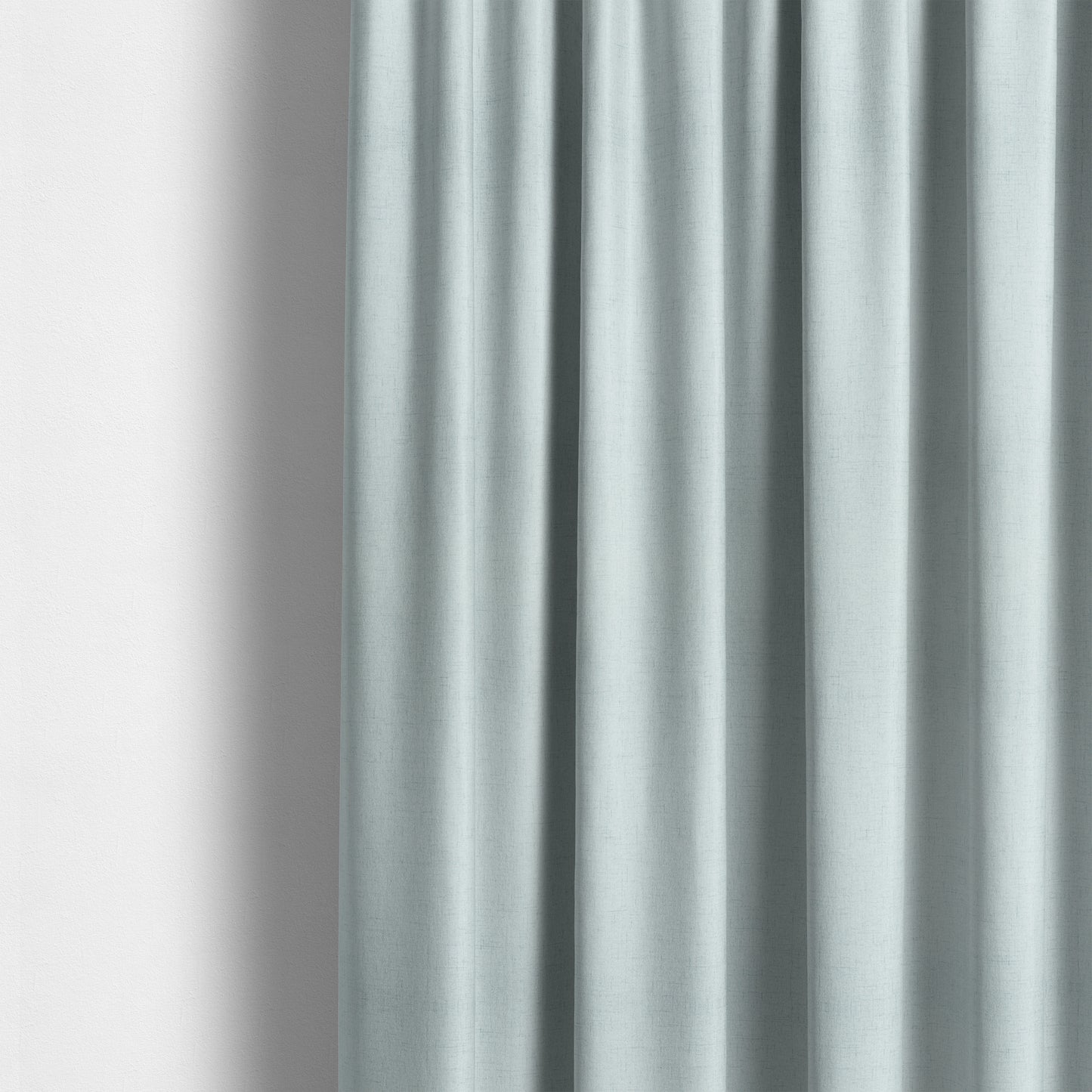 Ibiza Soft Chenille Furnishing Upholstery Fabric In Light Sky Blue Colour - Made To Measure Curtains