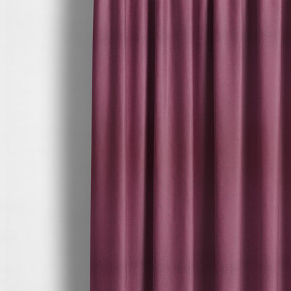 Ibiza Soft Chenille Furnishing Upholstery Fabric In Purple Colour - Made To Measure Curtains