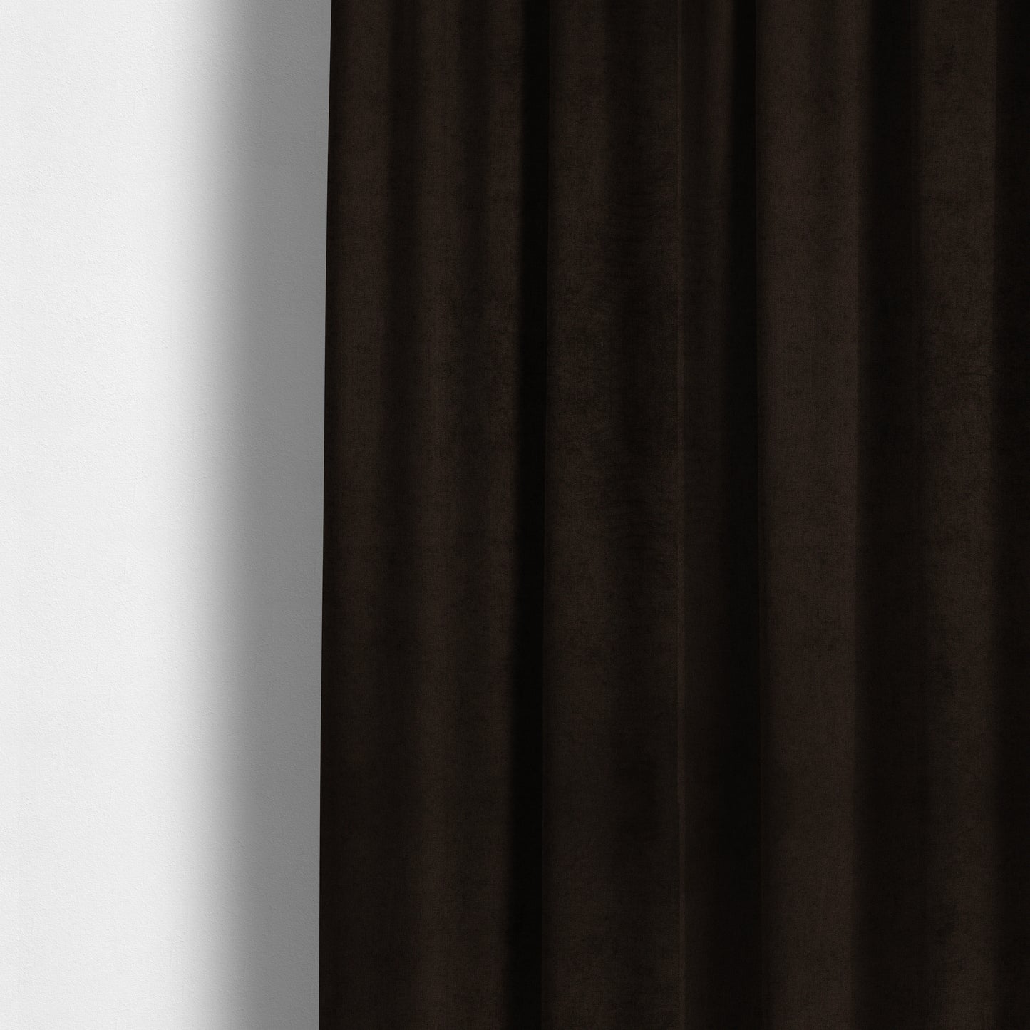 Irania Soft Chenille Upholstery Fabric Chocolate Brown Colour - Made To Measure Curtains