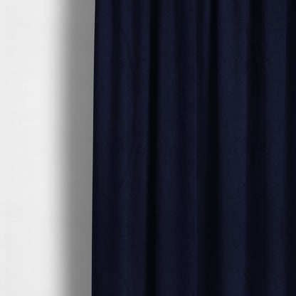 Irania Soft Chenille Upholstery Fabric Navy Blue Colour - Made To Measure Curtains