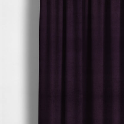 Irania Soft Chenille Upholstery Fabric Purple Colour - Made To Measure Curtains