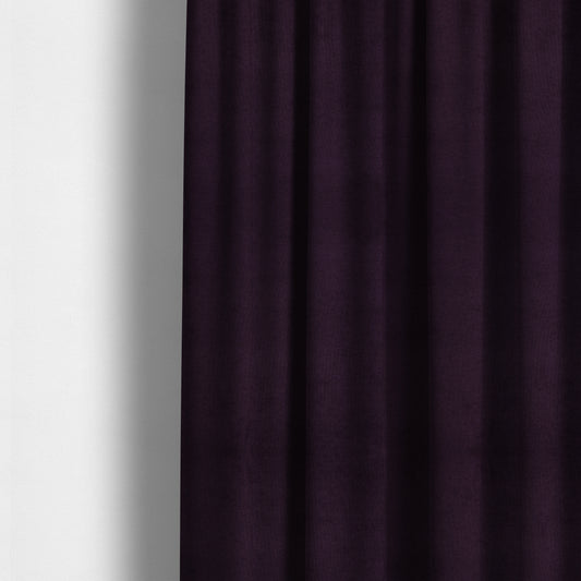 Irania Soft Chenille Upholstery Fabric Purple Colour - Made To Measure Curtains