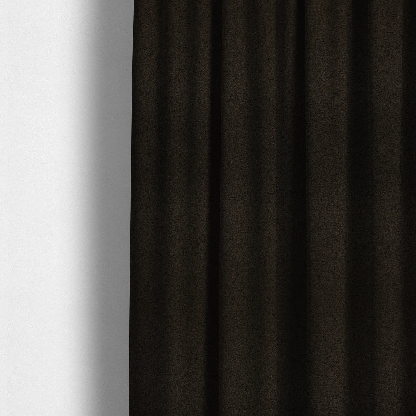Irvine Herringbone Weave Chenille Upholstery Fabric Chocolate Brown Colour - Made To Measure Curtains