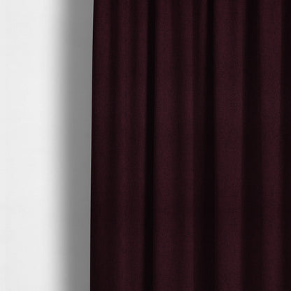 Irvine Herringbone Weave Chenille Upholstery Fabric Wine Colour - Made To Measure Curtains