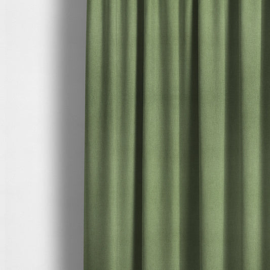 Irvine Herringbone Weave Chenille Upholstery Fabric Green Colour - Made To Measure Curtains