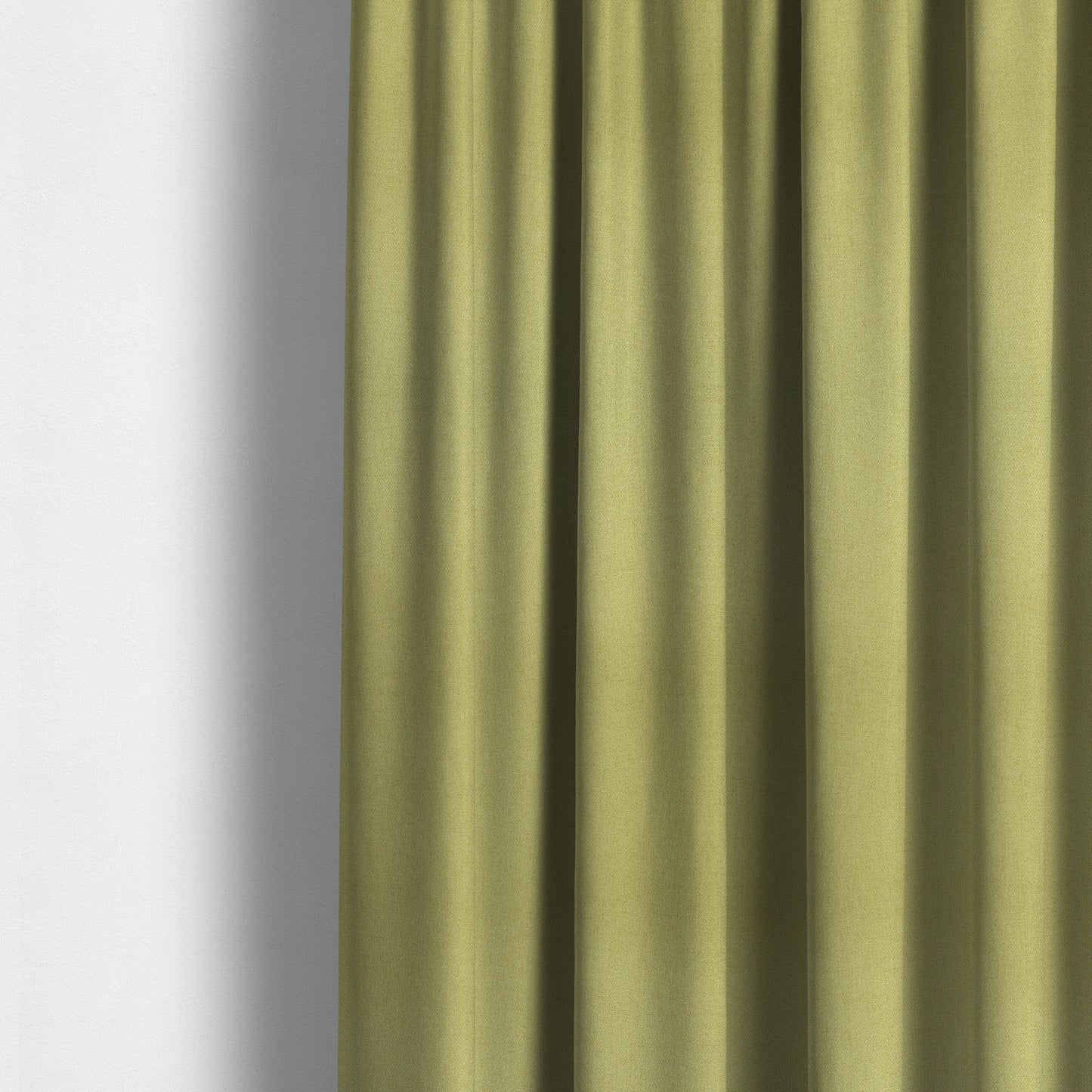 Irvine Herringbone Weave Chenille Upholstery Fabric Yellow Zest Colour - Made To Measure Curtains