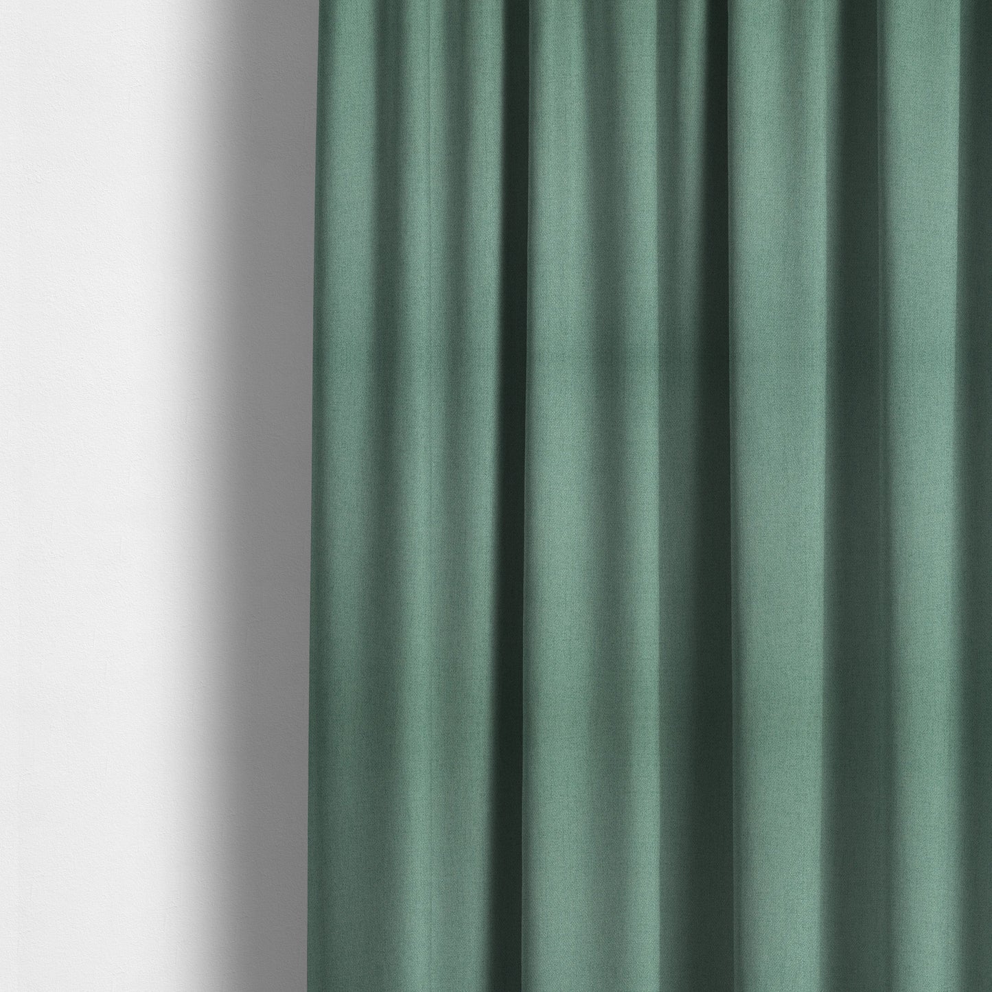 Irvine Herringbone Weave Chenille Upholstery Fabric Jade Green Colour - Made To Measure Curtains