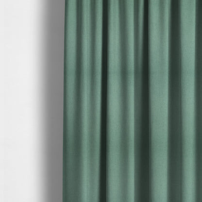 Irvine Herringbone Weave Chenille Upholstery Fabric Jade Green Colour - Made To Measure Curtains