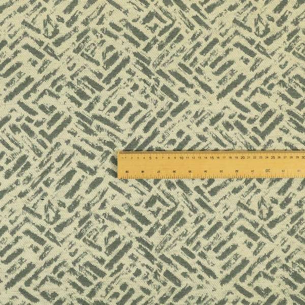 Geometric Stripe Pattern Effect Modern Grey Beige Upholstery Fabric JO-1201 - Made To Measure Curtains