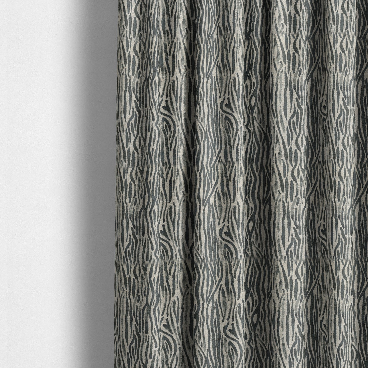 Vertically Striped Pattern Chenille Upholstery Furnishing Fabric JO-1210 - Made To Measure Curtains