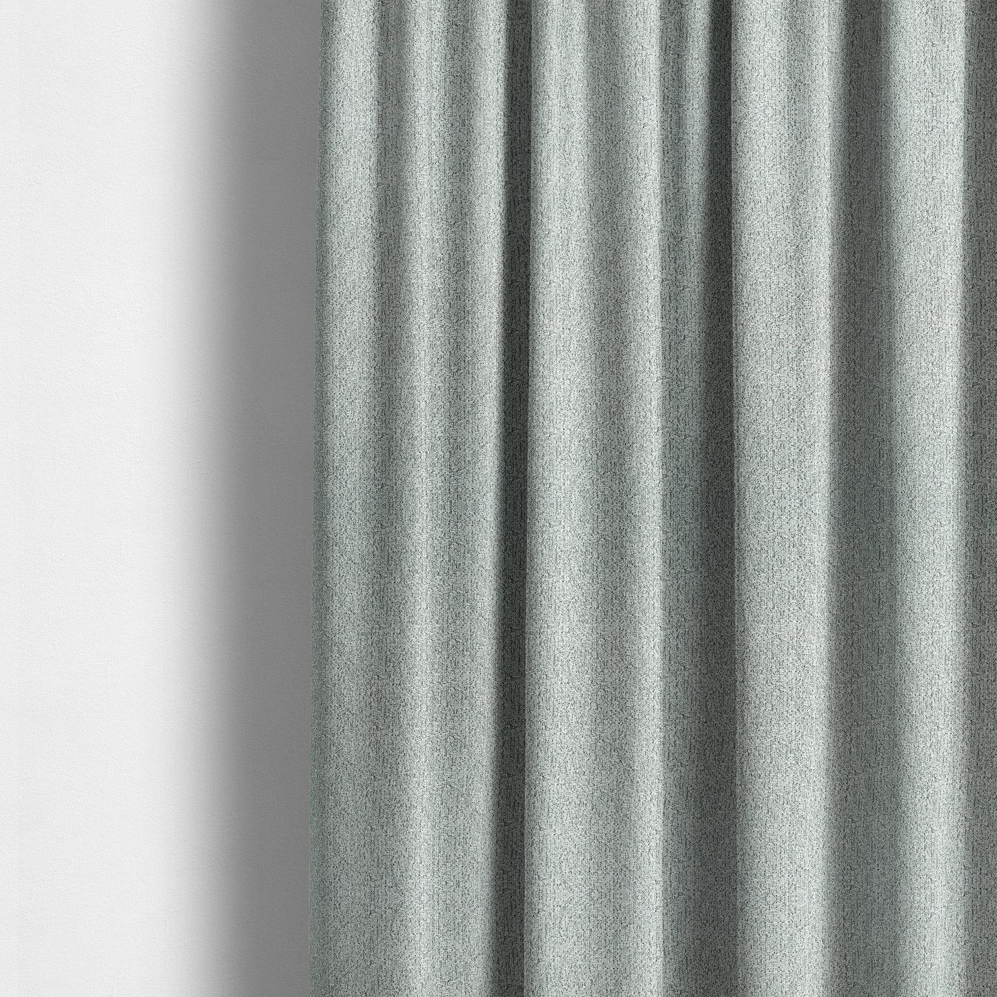 Gloria Plain Textured Chenille Upholstery Fabric In White Colour JO-122 - Made To Measure Curtains