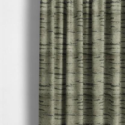 Abstract Pattern In Grey Velvet Material Furnishing Upholstery Fabric JO-1302 - Made To Measure Curtains