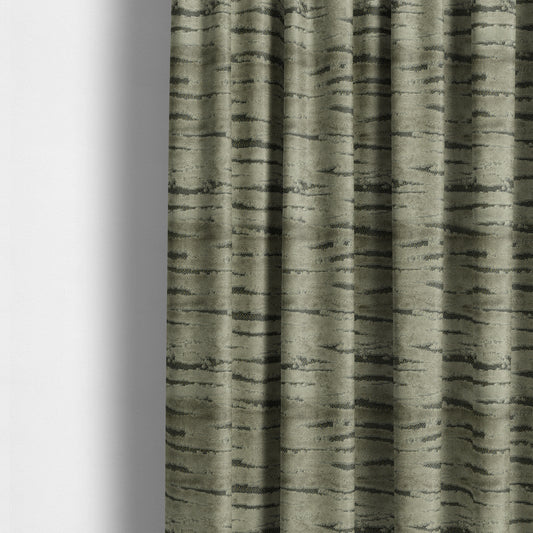 Abstract Pattern In Grey Velvet Material Furnishing Upholstery Fabric JO-1302 - Made To Measure Curtains