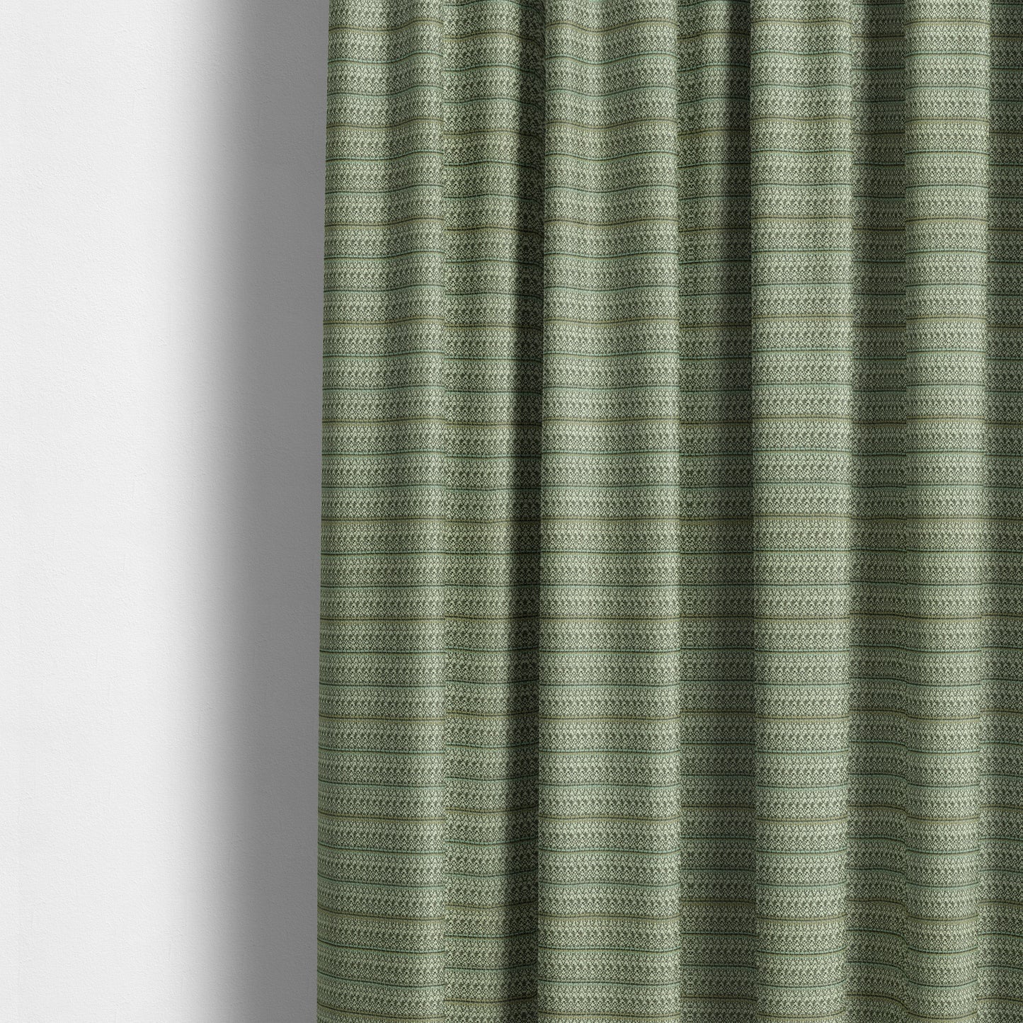 Horizontal Striped Pattern Brown White Colour Upholstery Fabric JO-1309 - Made To Measure Curtains