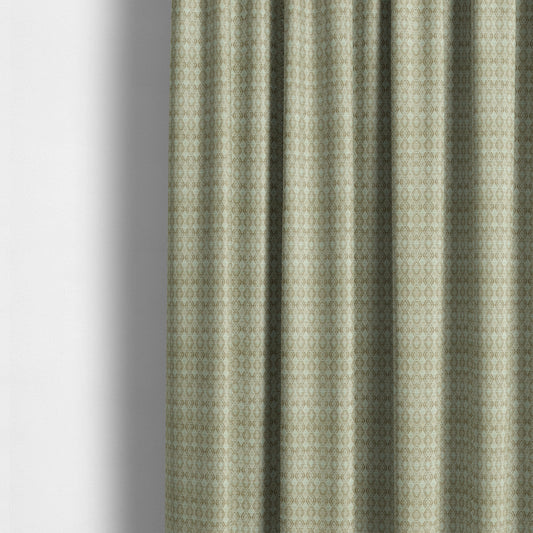 Brown Colour Geometric Vertically Aligned Striped Chenille Furnishing Fabric JO-1312 - Made To Measure Curtains