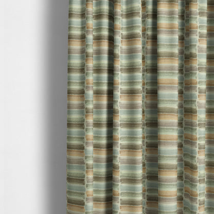 Air Brushed Strokes Geometric Pastel Coloured Chenille Material Upholstery Fabric JO-1369 - Made To Measure Curtains