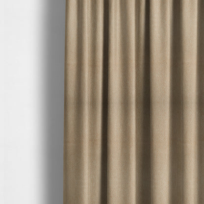 Soft Plain Chenille Fabric In Orange Beige Colour Interior Fabrics JO-137 - Made To Measure Curtains