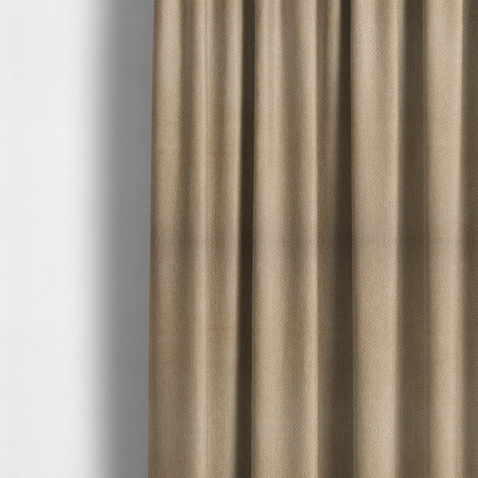 Soft Plain Chenille Fabric In Orange Beige Colour Interior Fabrics JO-137 - Made To Measure Curtains