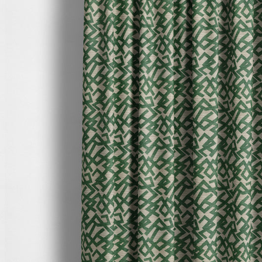 Green Raised Chenille Silver Background Soft Textured Chenille Material Upholstery Fabric JO-1371 - Made To Measure Curtains