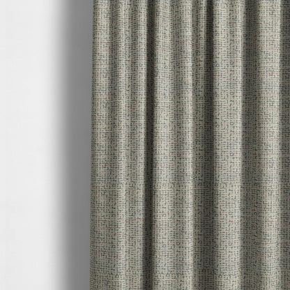 Abstract Pattern In Grey Coloured Chenille Upholstery Furnishing Fabric JO-1378 - Made To Measure Curtains