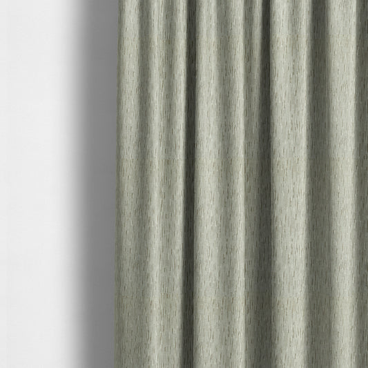 Semi Plain In White Brown Soft Textured Chenille Upholstery Furnishing Fabric JO-1384 - Made To Measure Curtains