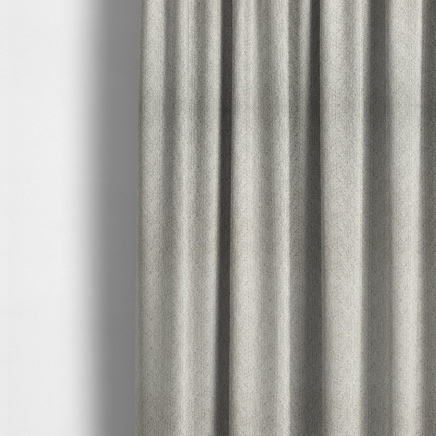 Gloria Plain Textured Chenille Upholstery Fabric In Cream Colour JO-150 - Made To Measure Curtains