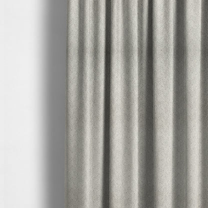 Gloria Plain Textured Chenille Upholstery Fabric In Cream Colour JO-150 - Made To Measure Curtains