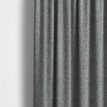 Black Grey White Self Plain Textured Woven Chenille Fabrics JO-177 - Made To Measure Curtains