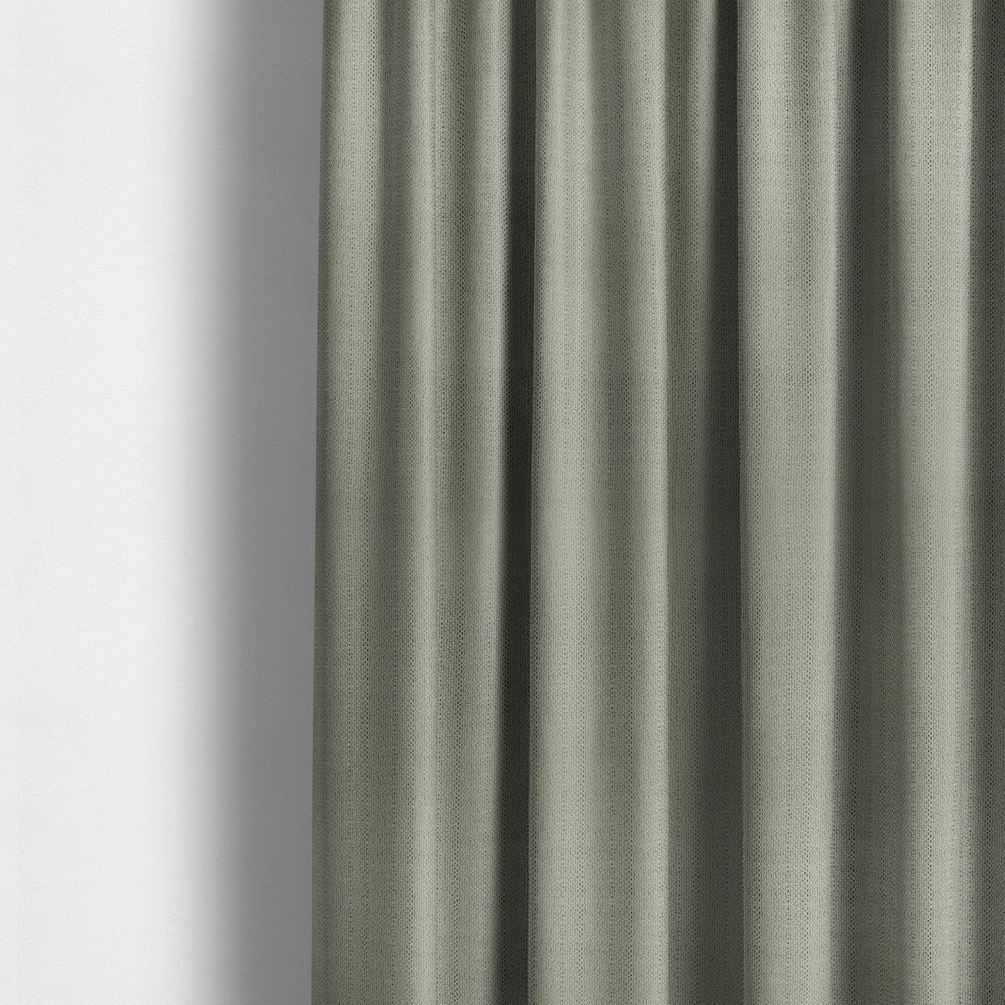 Gloria Plain Textured Chenille Upholstery Fabric In Grey Colour JO-182 - Made To Measure Curtains