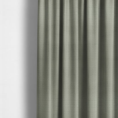 Gloria Plain Textured Chenille Upholstery Fabric In Grey Colour JO-182 - Made To Measure Curtains