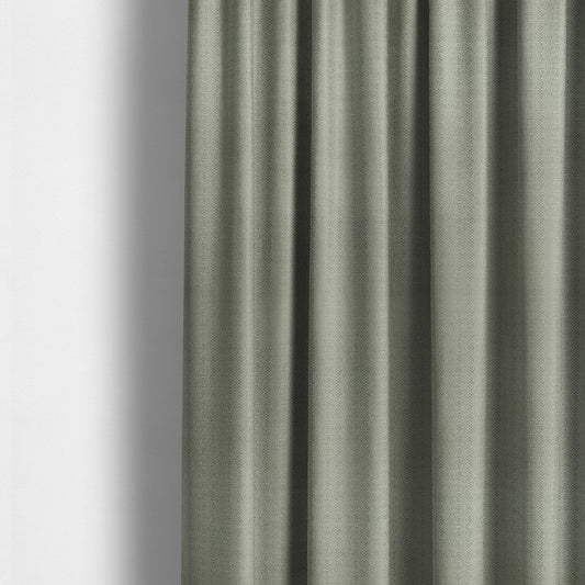 Gloria Plain Textured Chenille Upholstery Fabric In Grey Colour JO-182 - Made To Measure Curtains